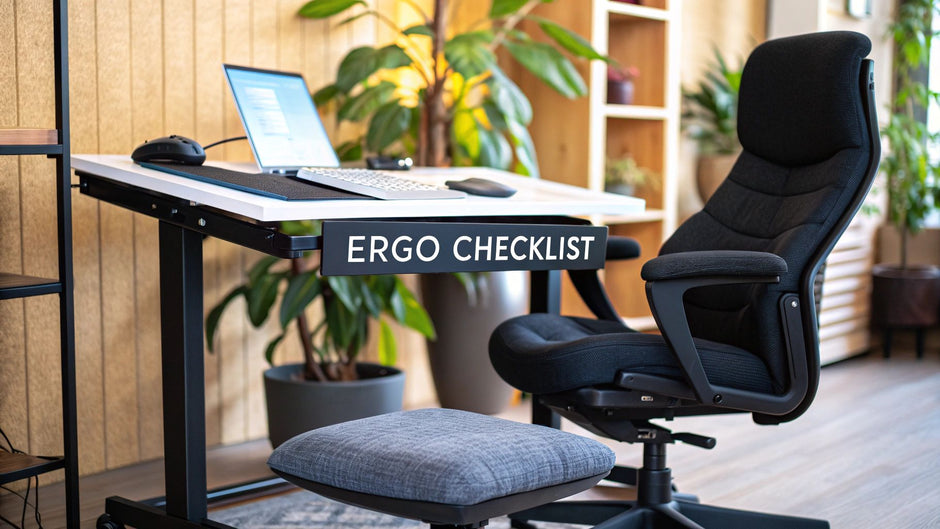 Office Ergonomics Checklist for a Healthier Workspace Office Ergonomics Checklist for a Healthier Workspace