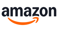 Amazon logo with the brand name displayed in black lowercase letters and a curved orange arrow extending from the letter "a" to the letter "z" underneath, symbolizing a wide range of products. Amazon logo with the brand name displayed in black lowercase letters and a curved orange arrow extending from the letter "a" to the letter "z" underneath, symbolizing a wide range of products.