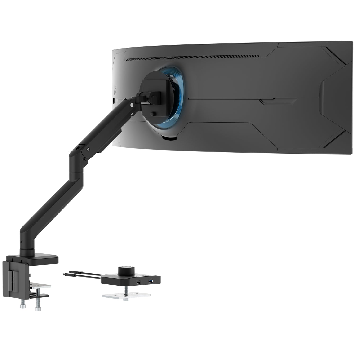 Heavy-Duty Monitor Mount with Gas Spring Arm