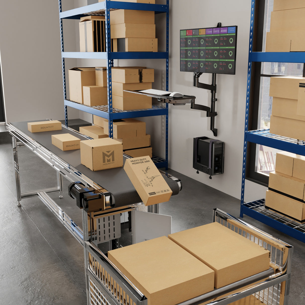 Heavy-Duty Wall Workstation