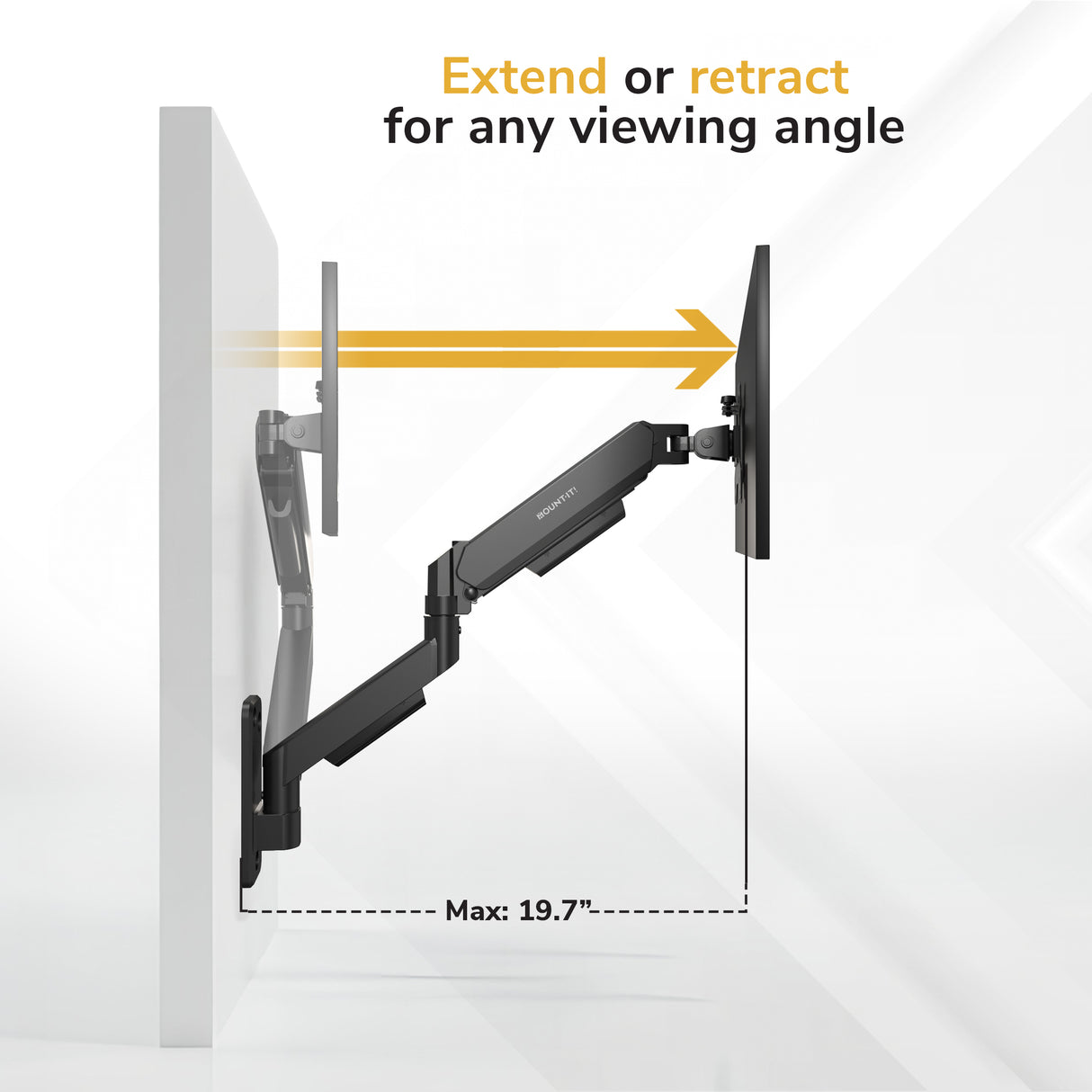 Monitor Wall Mount with Gas Spring