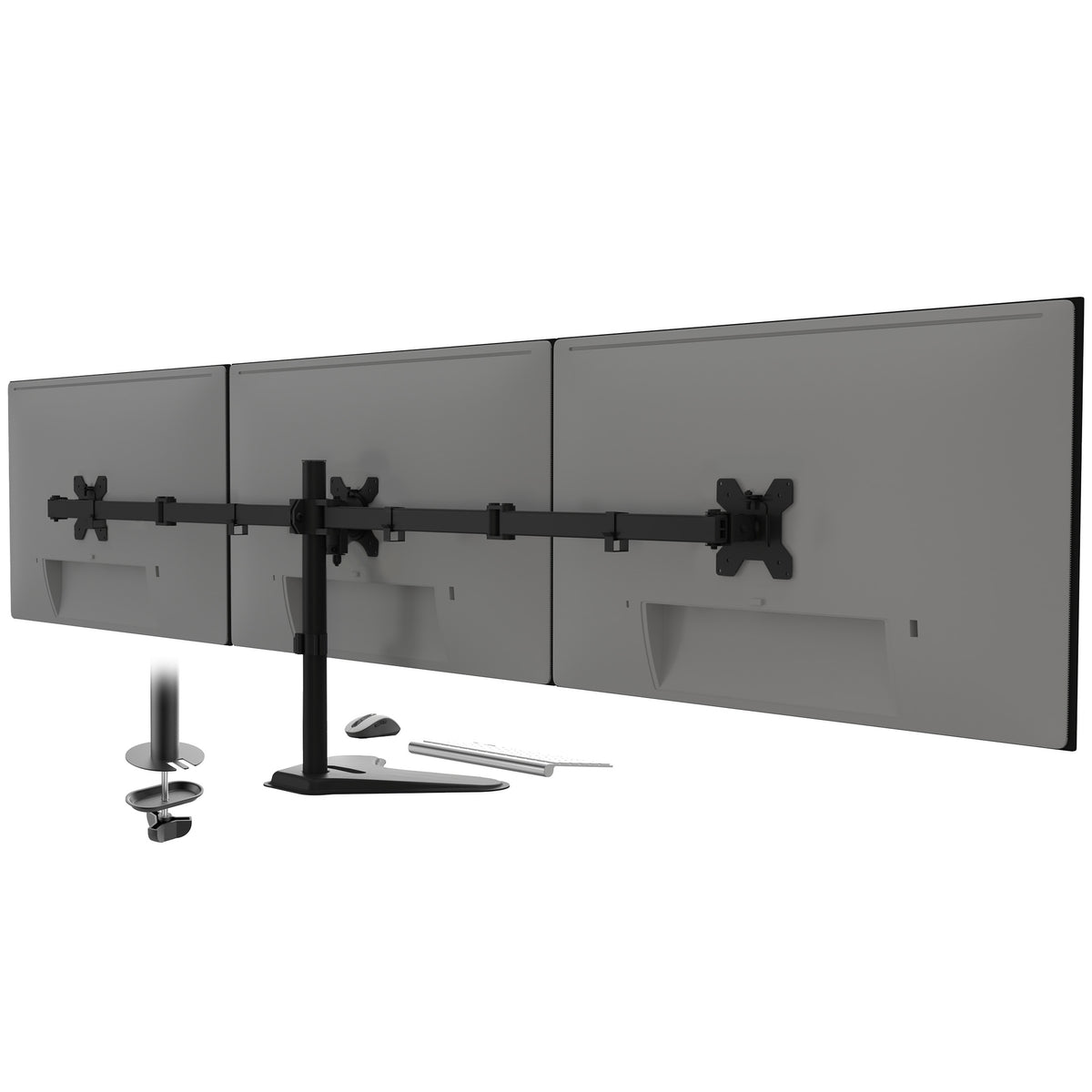 Full-Motion Triple Monitor Stand