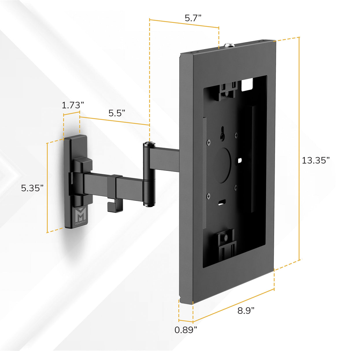 Anti-Theft Full-Motion Tablet Wall Mount