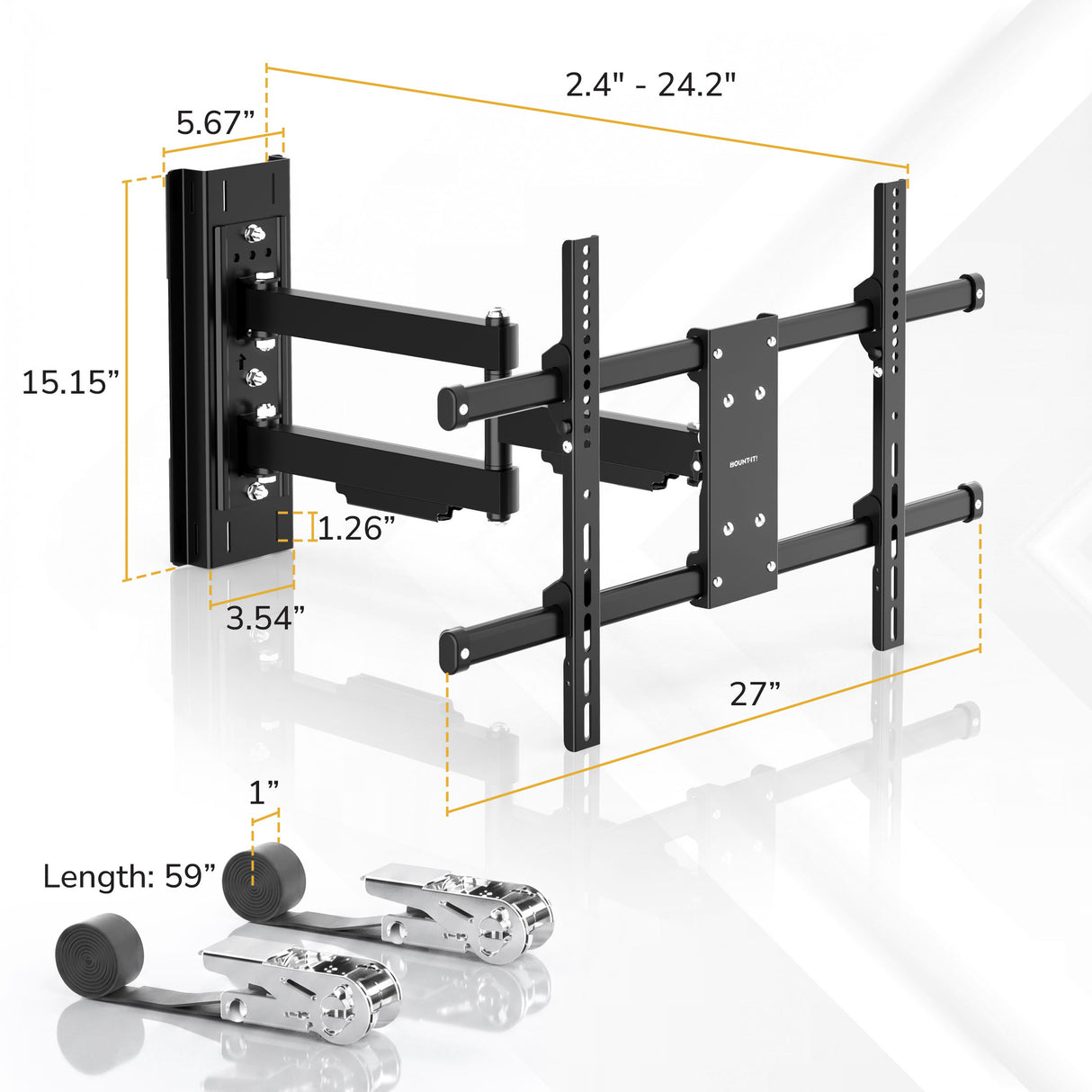 Weatherproof Column TV Mount