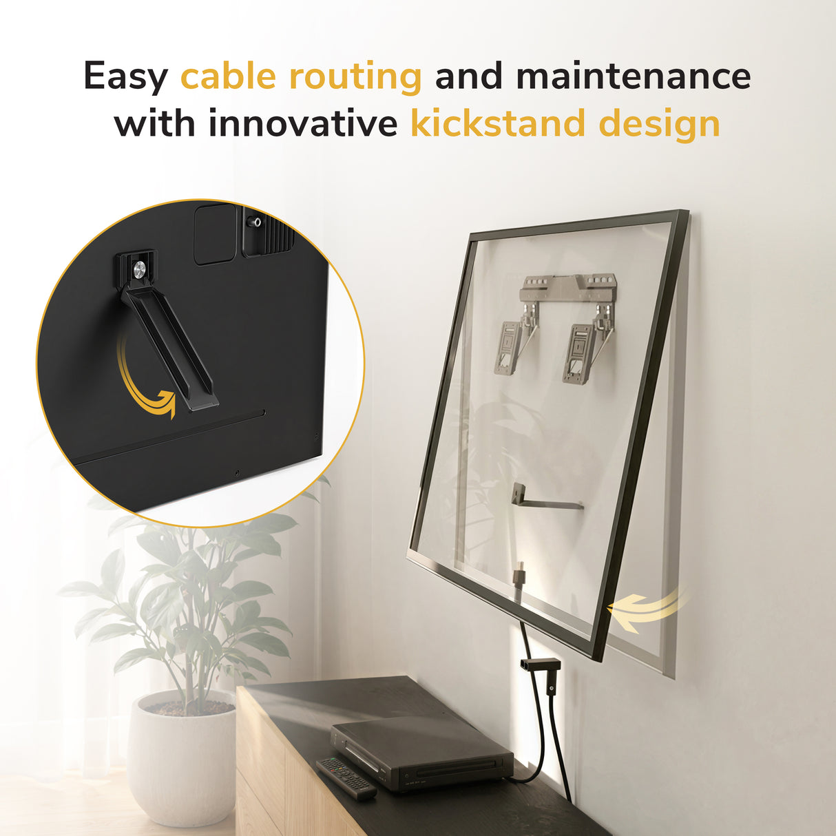 Ultra-Slim Fixed TV Wall Mount - Image 5 - Mount-It!
