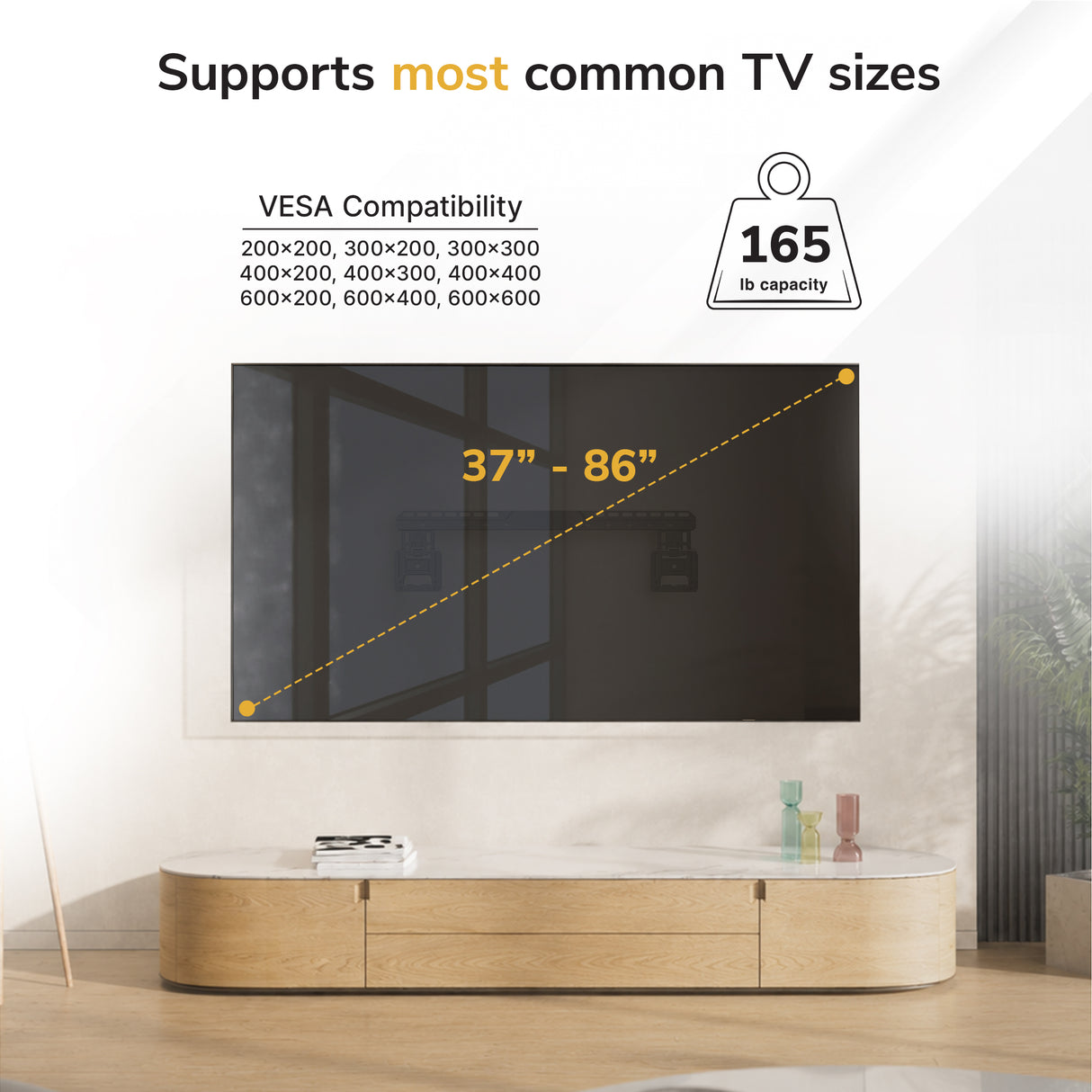 Ultra-Slim Fixed TV Wall Mount - Image 6 - Mount-It!