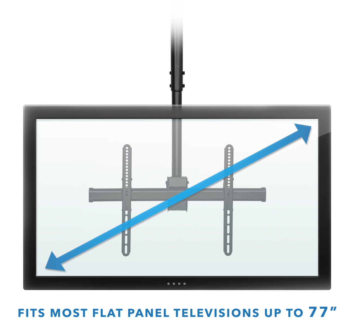 Full Motion Ceiling TV Mount with Long Extension Full Motion Ceiling TV Mount with Long Extension