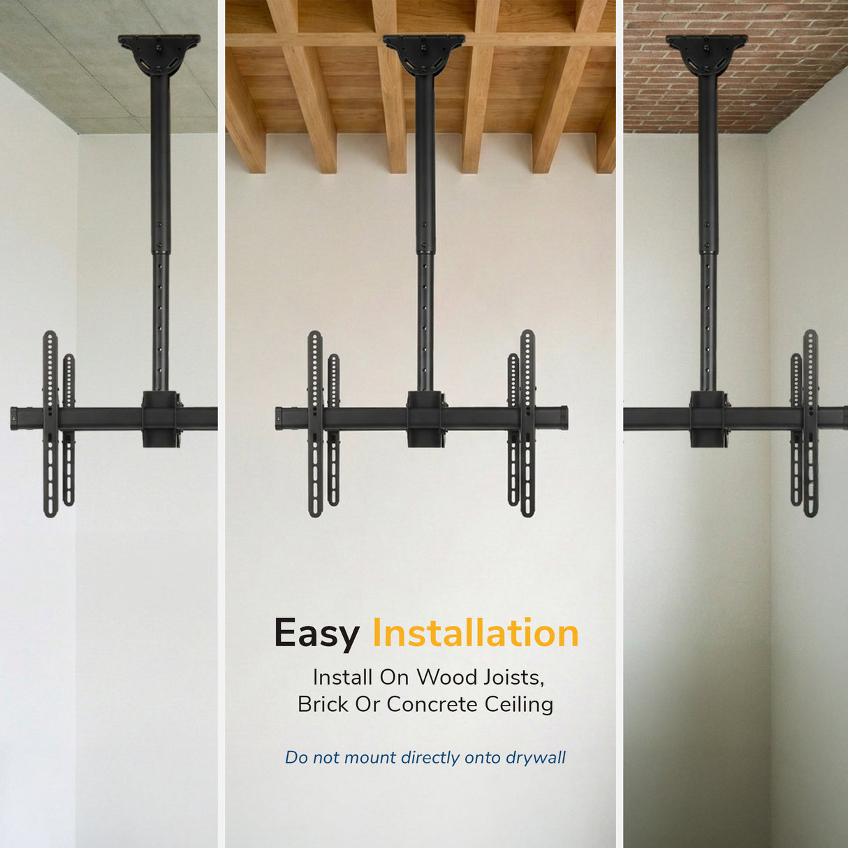 Heavy Duty Dual TV Ceiling Mount - Image 8 - Mount-It!