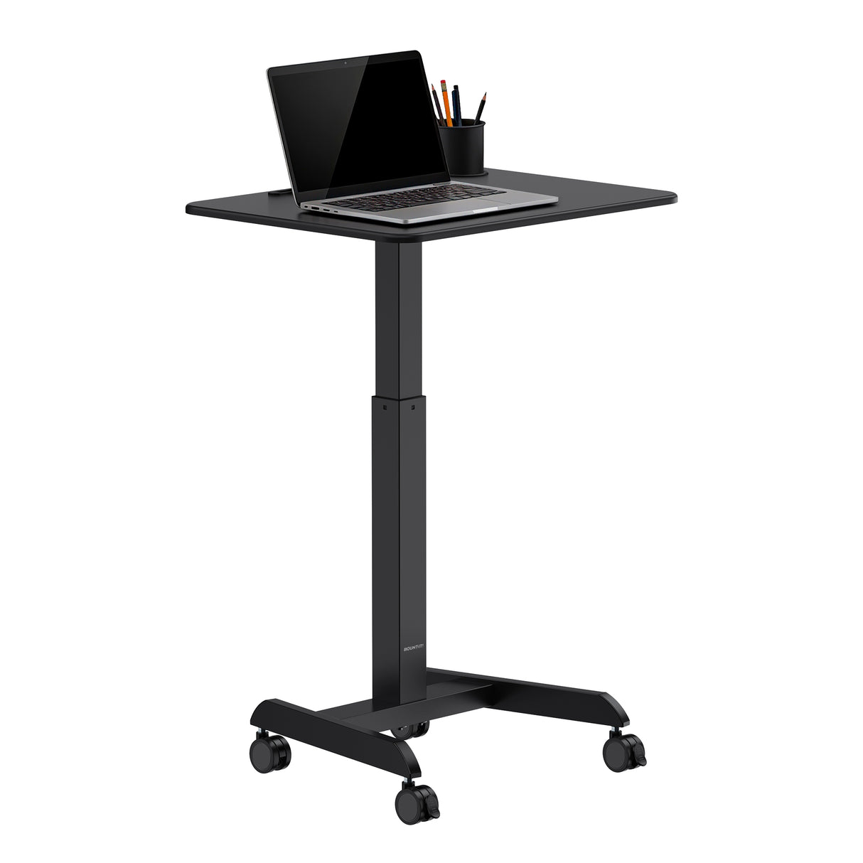 Sit-Stand Mobile Laptop Cart