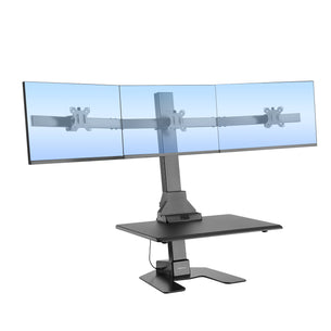 Electric Standing Desk Converter for 2 Monitors Electric Standing Desk Converter for 2 Monitors