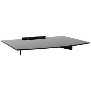 Component Shelves - A/V Component Wall Mounted Glass Shelf - Mount-It! - MI-895 Component Shelves - A/V Component Wall Mounted Glass Shelf - Mount-It! - MI-895