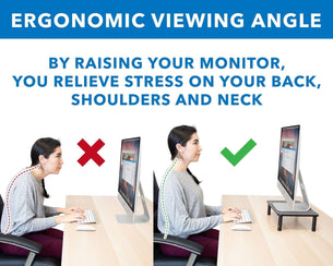 Monitor Risers - Adjustable Desktop Riser & Stand - Mount-It! - MI-7363 Monitor Risers - Adjustable Desktop Riser & Stand - Mount-It! - MI-7363