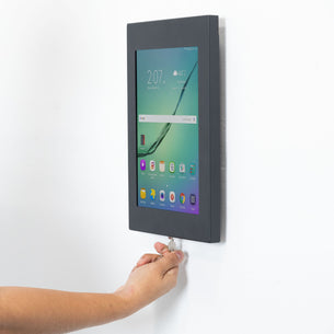 Black Tablet Mount - Anti-Theft Tablet Wall Mount for Samsung - Mount-It! - MI-3884B Black Tablet Mount - Anti-Theft Tablet Wall Mount for Samsung - Mount-It! - MI-3884B
