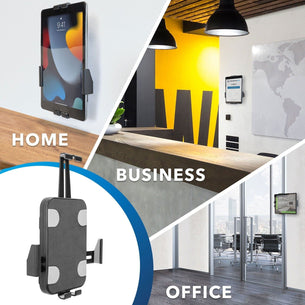Black Tablet Mount - Anti-Theft Tablet Wall Mount - Mount-It! - MI-3872B Black Tablet Mount - Anti-Theft Tablet Wall Mount - Mount-It! - MI-3872B