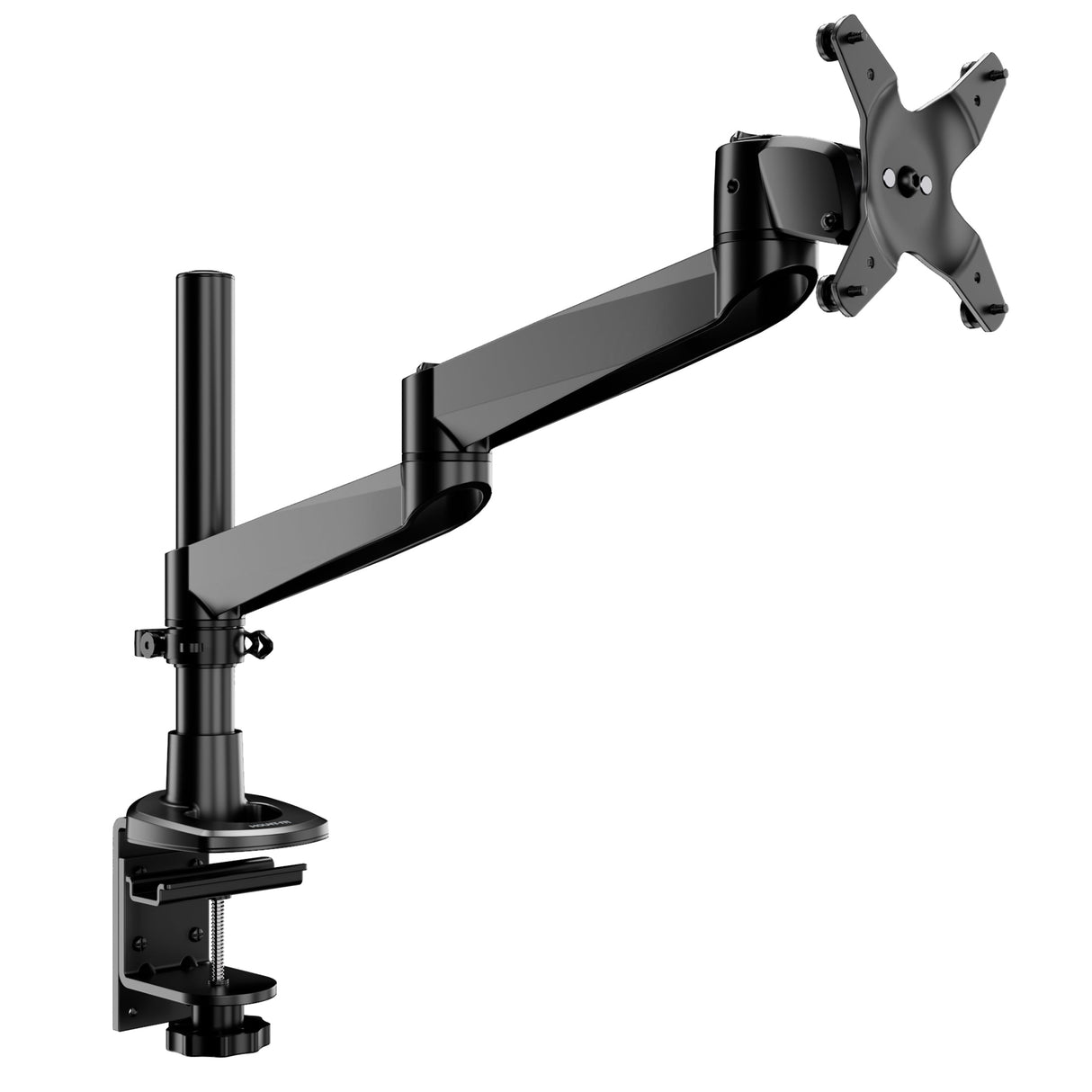 Full Motion Single Monitor Desk Mount Black Monitor Mount - CLiX Series Full Motion Single Monitor Desk Mount - Mount-It! - MI-33116-BLK