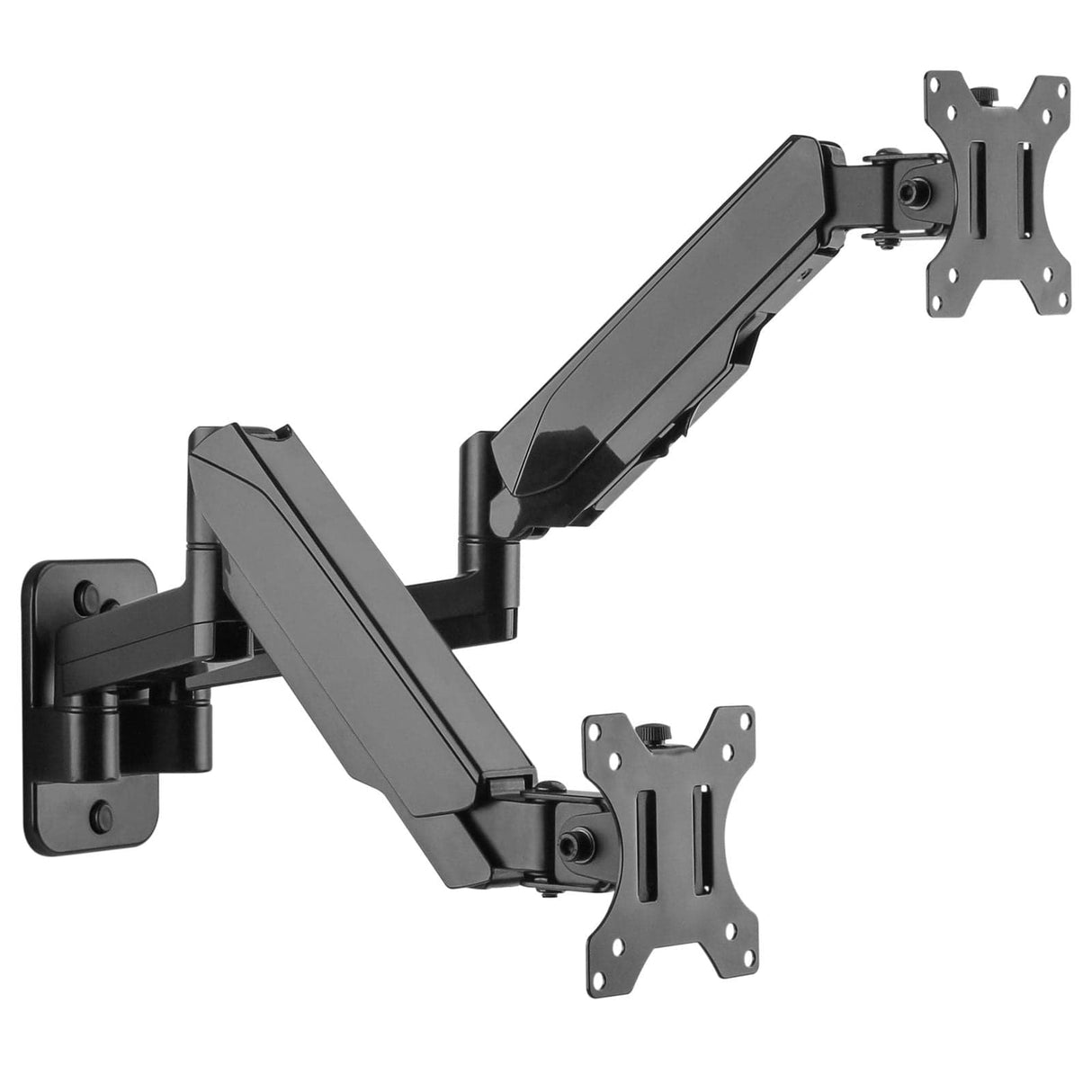 Dual Monitor Wall Mount Black Monitor Mount - Dual Monitor Wall Mount - Mount-It! - MI-1766B