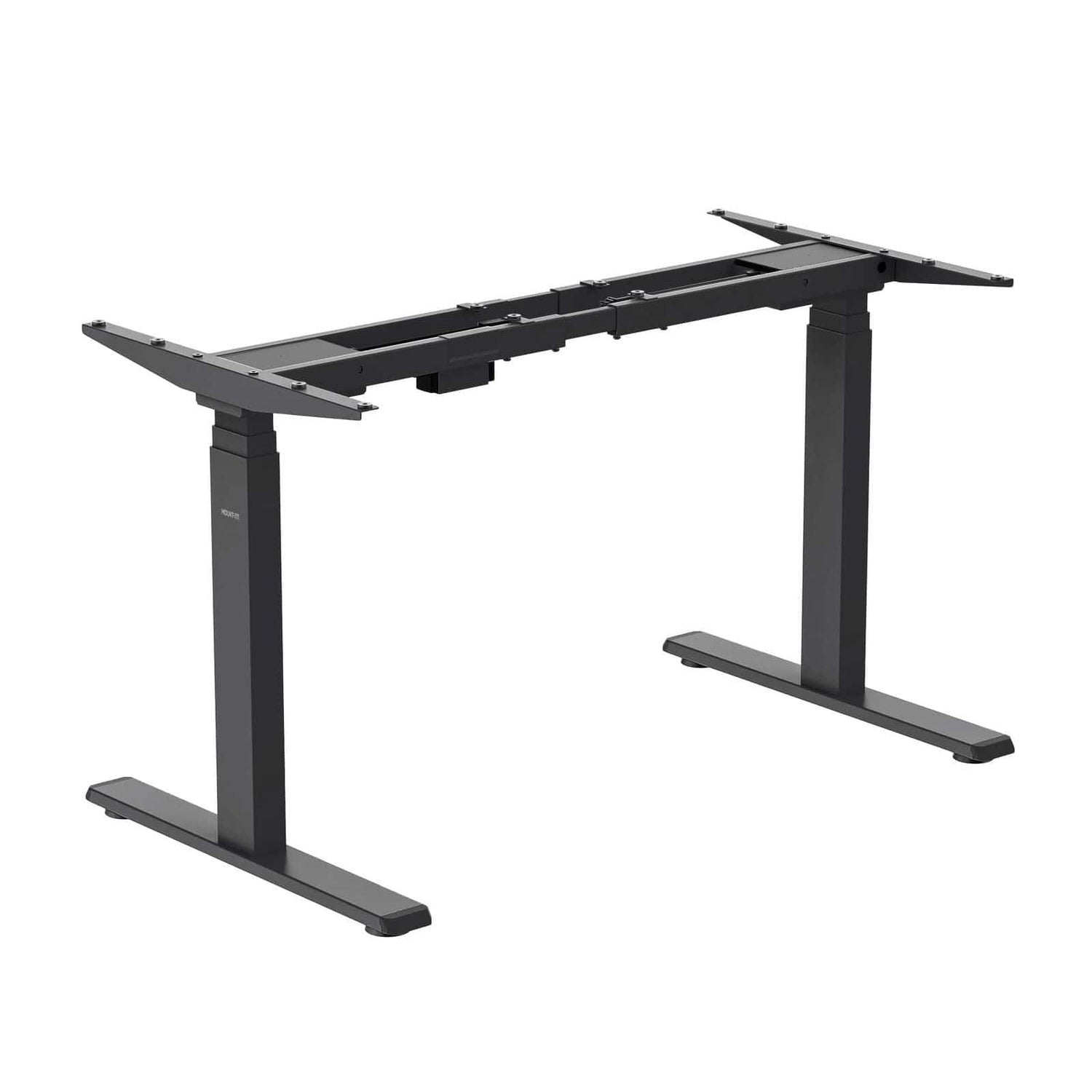 Black Desk Frame - Dual-Motor, 3-Stage Electric Standing Desk Frame - Mount-It! - MI-8030B