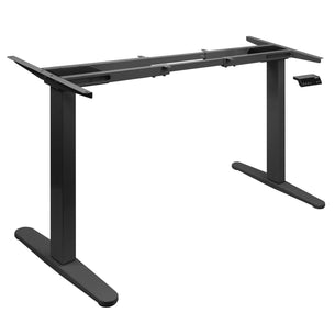 Black Standing Desk - Dual Motor Electric Standing Desk Base - Mount-It! - MI-8034B Black Standing Desk - Dual Motor Electric Standing Desk Base - Mount-It! - MI-8034B