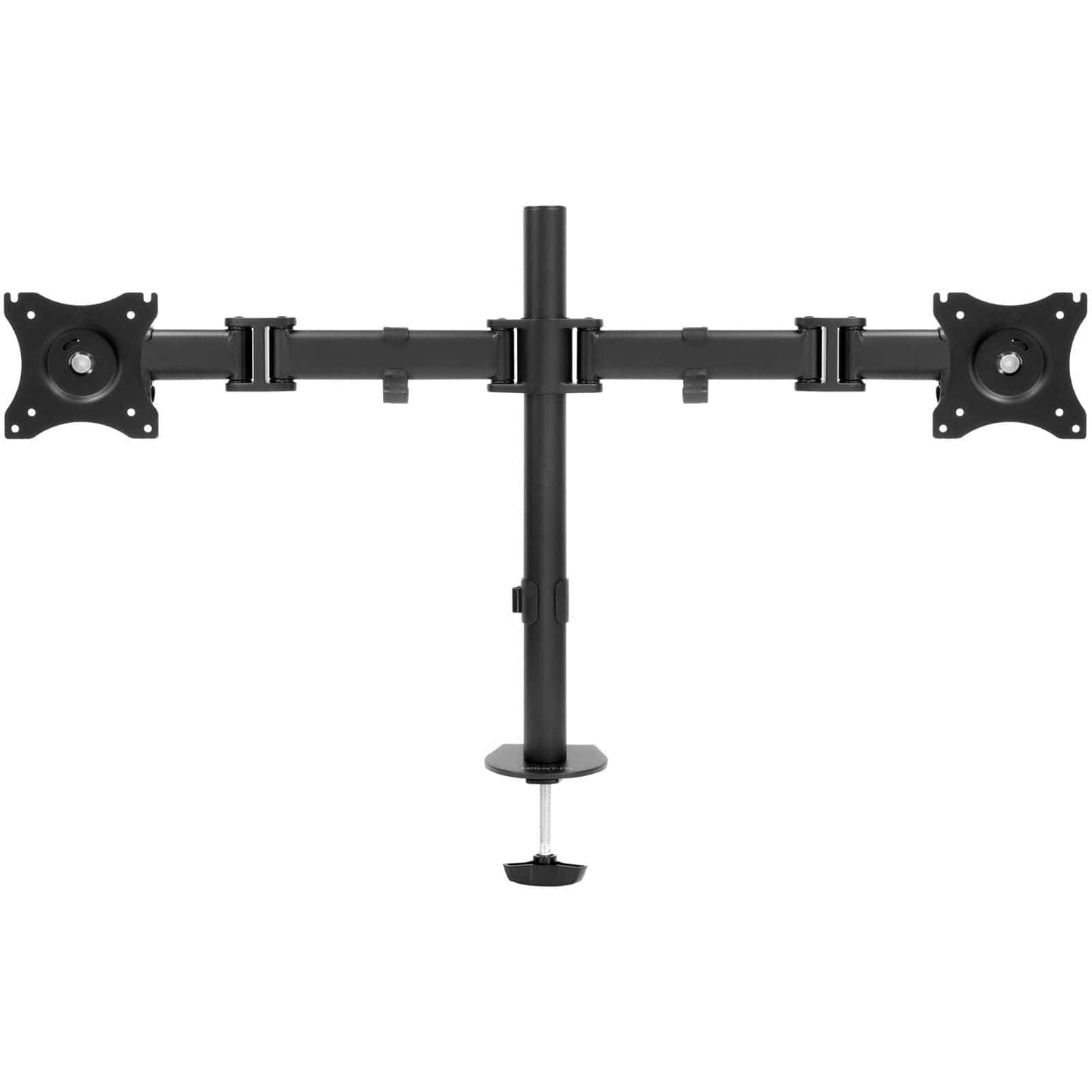 Black Monitor Mount - Full Motion Dual Monitor Desk Mount - Mount-It! - MI-1752