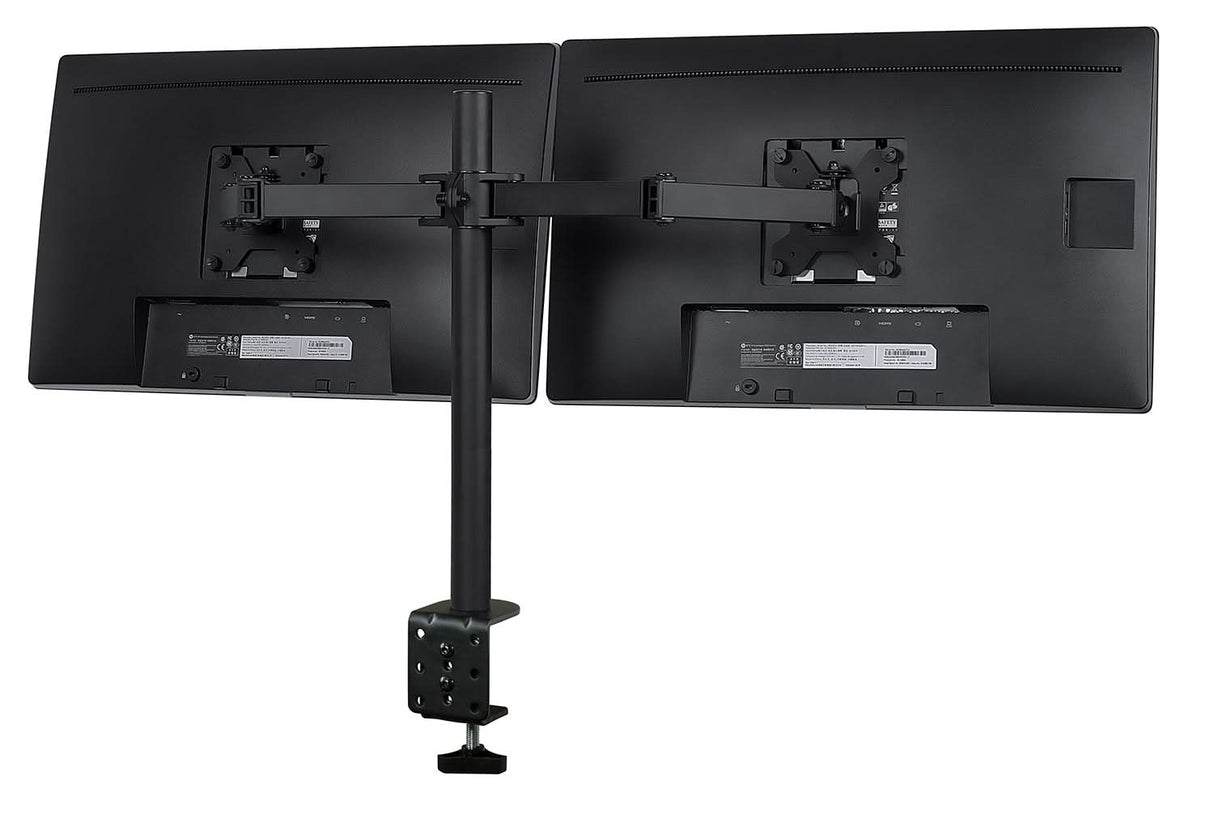 Full Motion Dual Monitor Desk Mount Black Monitor Mount - Full Motion Dual Monitor Desk Mount - Mount-It! - MI-2752