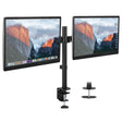 Full Motion Dual Monitor Desk Mount Black Monitor Mount - Full Motion Dual Monitor Desk Mount - Mount-It! - MI-2752