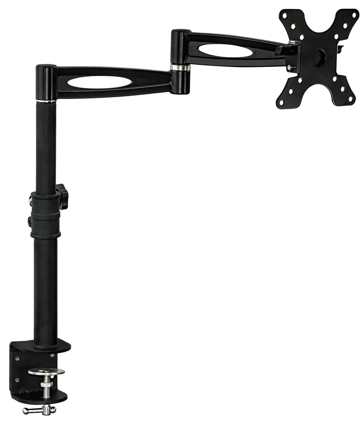 Full Motion Single Monitor Desk Mount Black Monitor Mount - Full Motion Single Monitor Desk Mount - Mount-It! - MI-705
