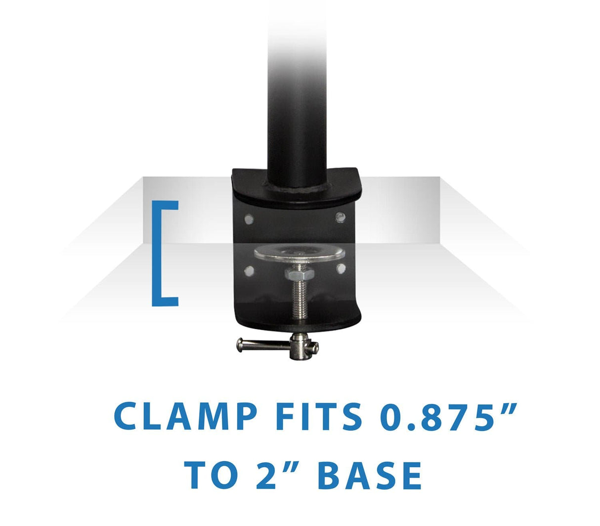 Full Motion Single Monitor Desk Mount Black Monitor Mount - Full Motion Single Monitor Desk Mount - Mount-It! - MI-705