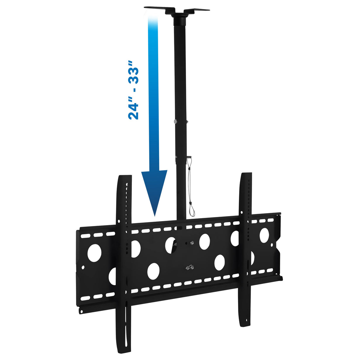 Full-Motion TV Ceiling Mount 42-90” Screens Black TV Mount - Full-Motion TV Ceiling Mount 42-90” Screens - Mount-It! - MI-501L