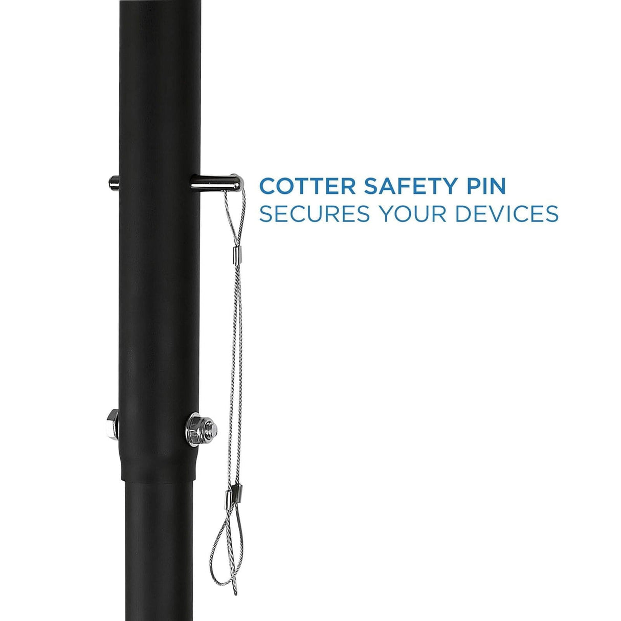 Full-Motion TV Ceiling Mount 42-90” Screens Black TV Mount - Full-Motion TV Ceiling Mount 42-90” Screens - Mount-It! - MI-501L