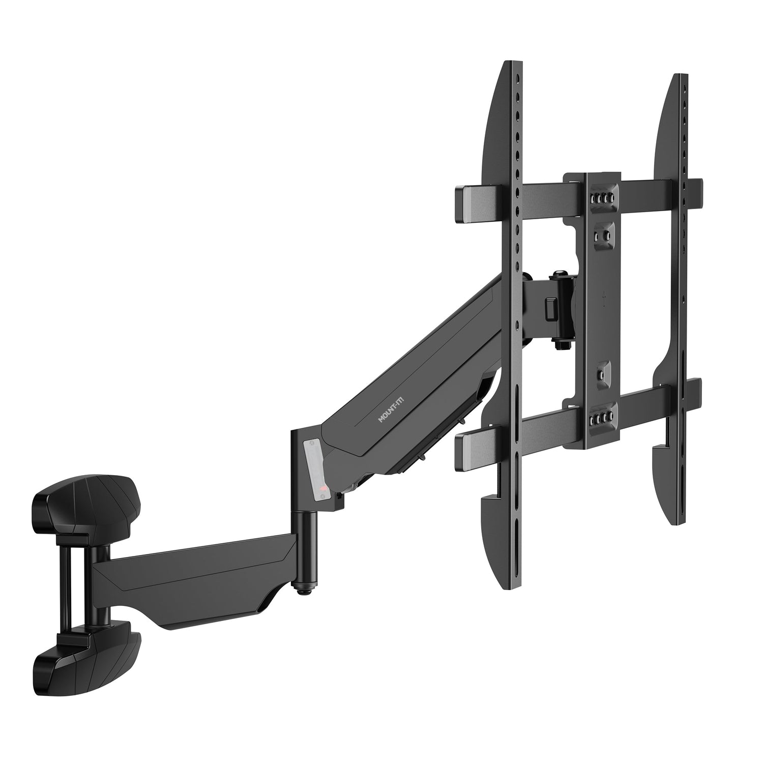 Black TV Mount - Full Motion TV Wall Mount with Gas Spring Arm - Mount-It! - MI-445