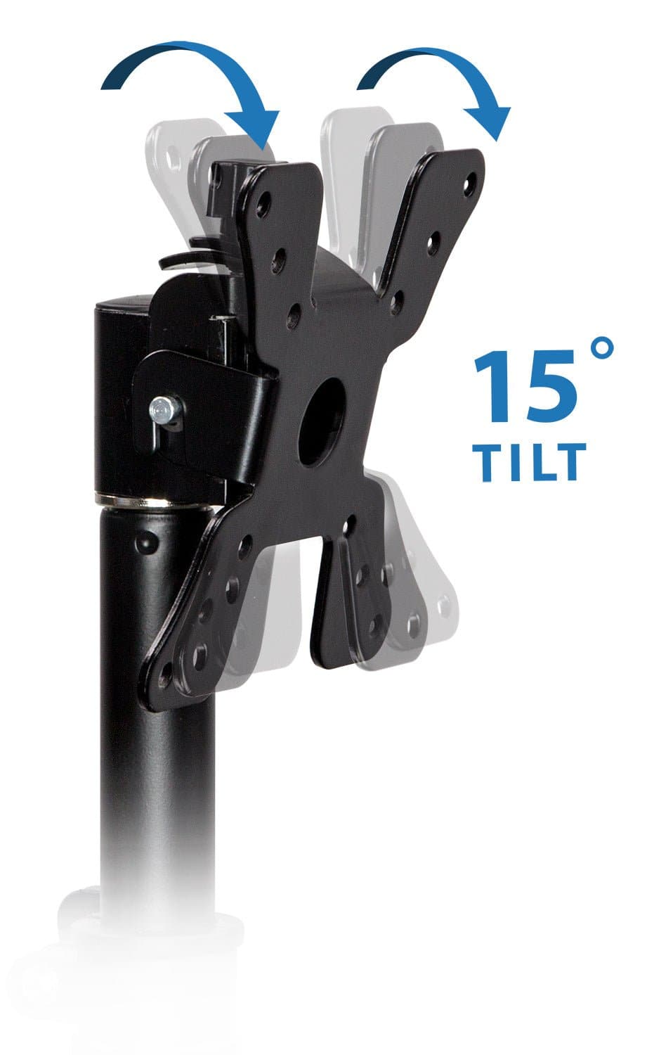 Height Adjustable Ultra-Wide Monitor Mount Black Monitor Mount - Height Adjustable Ultra-Wide Monitor Mount - Mount-It! - MI-706