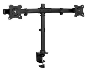Black Monitor Mount - Low Profile Dual Monitor Desk Mount - Mount-It! - MI-2772 Black Monitor Mount - Low Profile Dual Monitor Desk Mount - Mount-It! - MI-2772