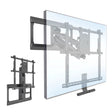 Pull Down Fireplace TV Mount - For TVs up to 65" Black TV Mount - Pull Down Fireplace TV Mount - For TVs up to 65" - Mount-It! - MI-384