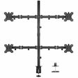 Quad Monitor Mount Black Monitor Mount - Quad Monitor Mount - Mount-It! - MI-2754