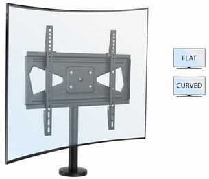 TV Stand - Bolt Down TV Stand for 32" to 55" - Mount-It! - MI-854 TV Stand - Bolt Down TV Stand for 32" to 55" - Mount-It! - MI-854