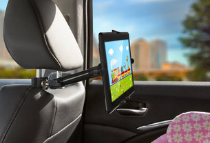 Vehicle Mount - Carbon Fiber Universal Tablet Headrest Mount - Mount-It! - MI-7311 Vehicle Mount - Carbon Fiber Universal Tablet Headrest Mount - Mount-It! - MI-7311
