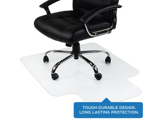 Floormat - Clear Studded Office Chair Floor Protector - Mount-It! - MI-7817 Floormat - Clear Studded Office Chair Floor Protector - Mount-It! - MI-7817