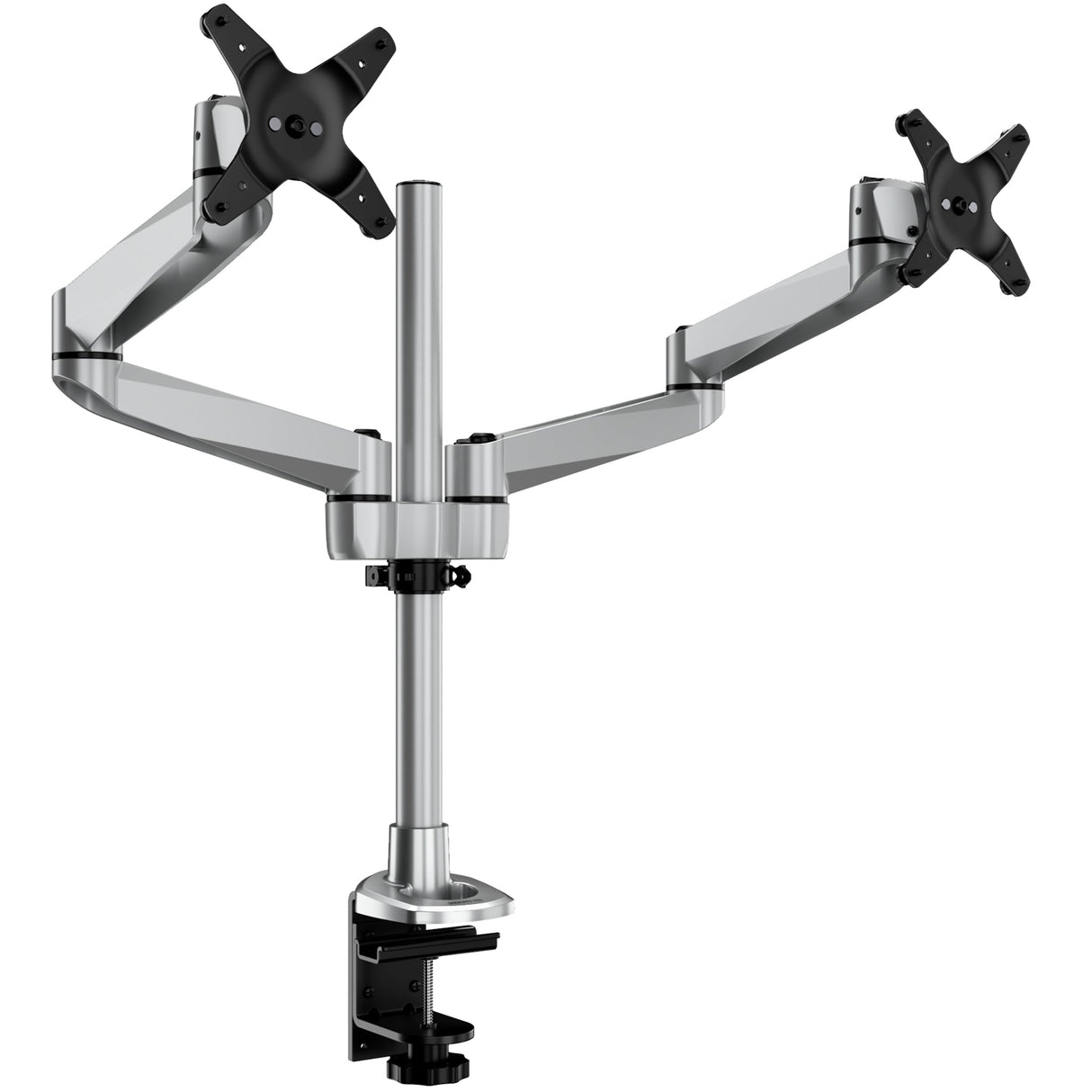 Full Motion Dual Monitor Desk Mount Monitor Mount - CLiX Series Full Motion Dual Monitor Desk Mount - Mount-It! -