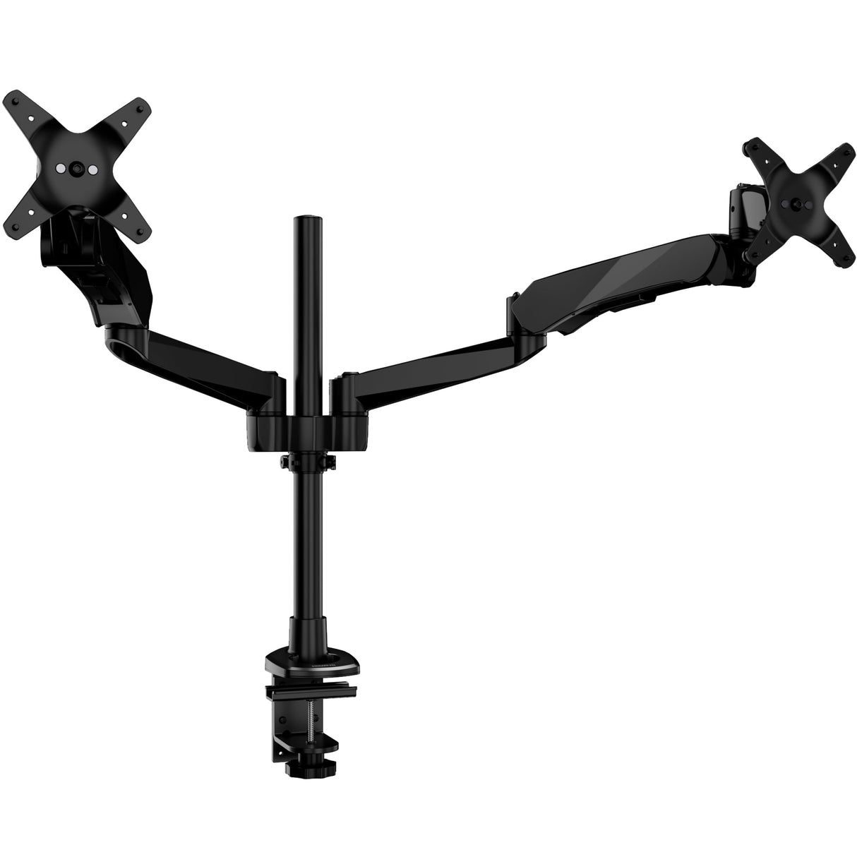 Full Motion Dual Monitor Desk Mount with Gas Spring Arms Monitor Mount - CLiX Series Full Motion Dual Monitor Desk Mount with Gas Spring Arms - Mount-It! -