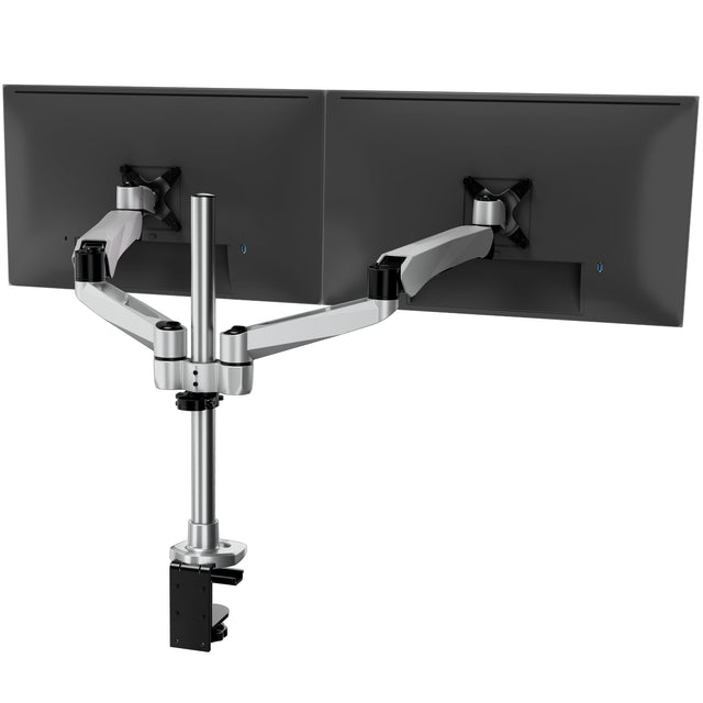 Monitor Mount - CLiX Series Full Motion Dual Monitor Desk Mount with Gas Spring Arms - Mount-It! -