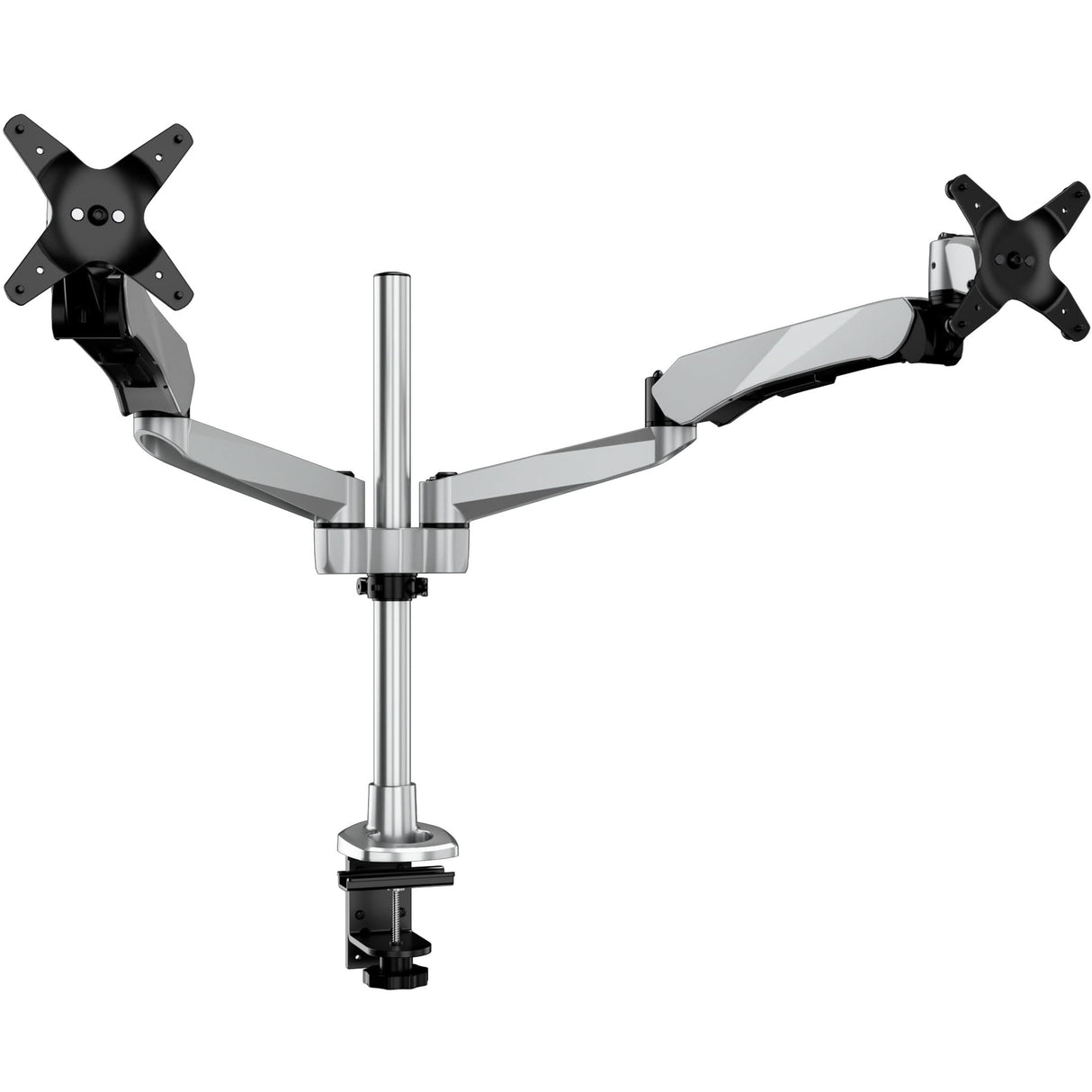 Monitor Mount - CLiX Series Full Motion Dual Monitor Desk Mount with Gas Spring Arms - Mount-It! -