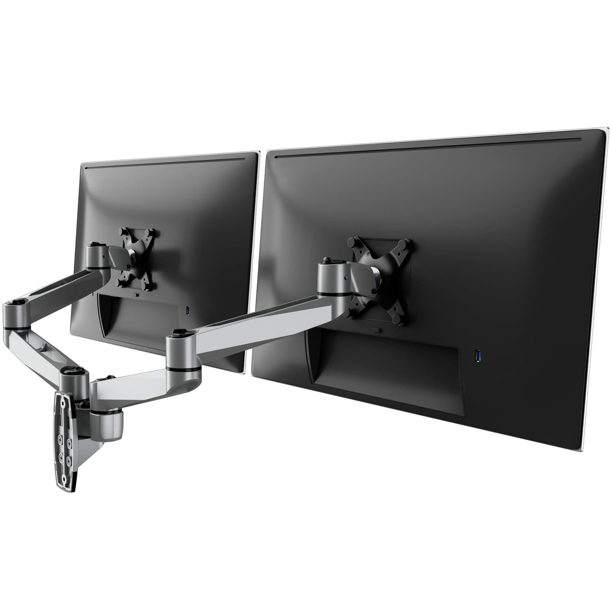 Monitor Mount - CLiX Series Full Motion Dual Monitor Wall Mount - Mount-It! -