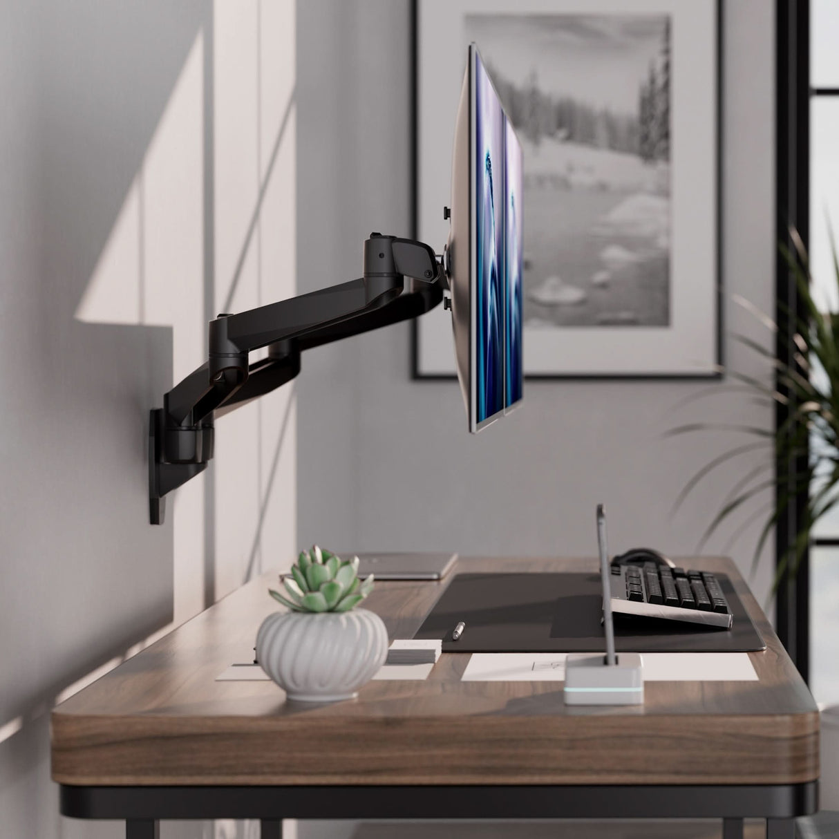 Monitor Mount - CLiX Series Full Motion Dual Monitor Wall Mount - Mount-It! -