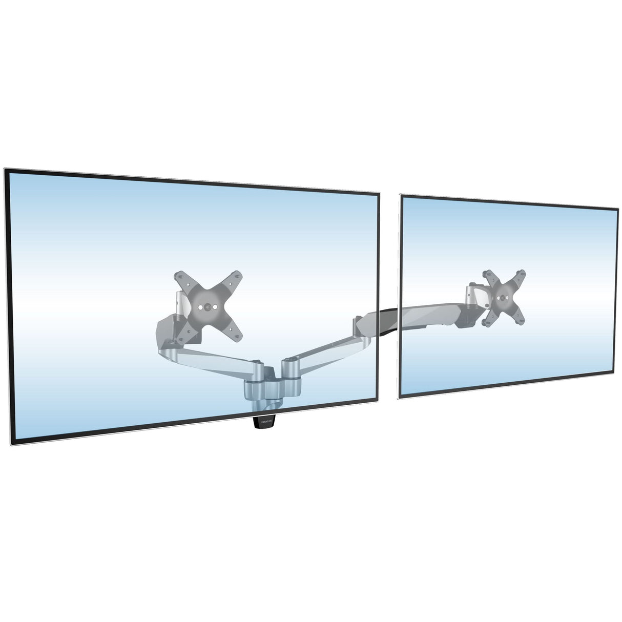 Monitor Mount - CLiX Series Full Motion Dual Monitor Wall Mount with Gas Spring Arms - Mount-It! -