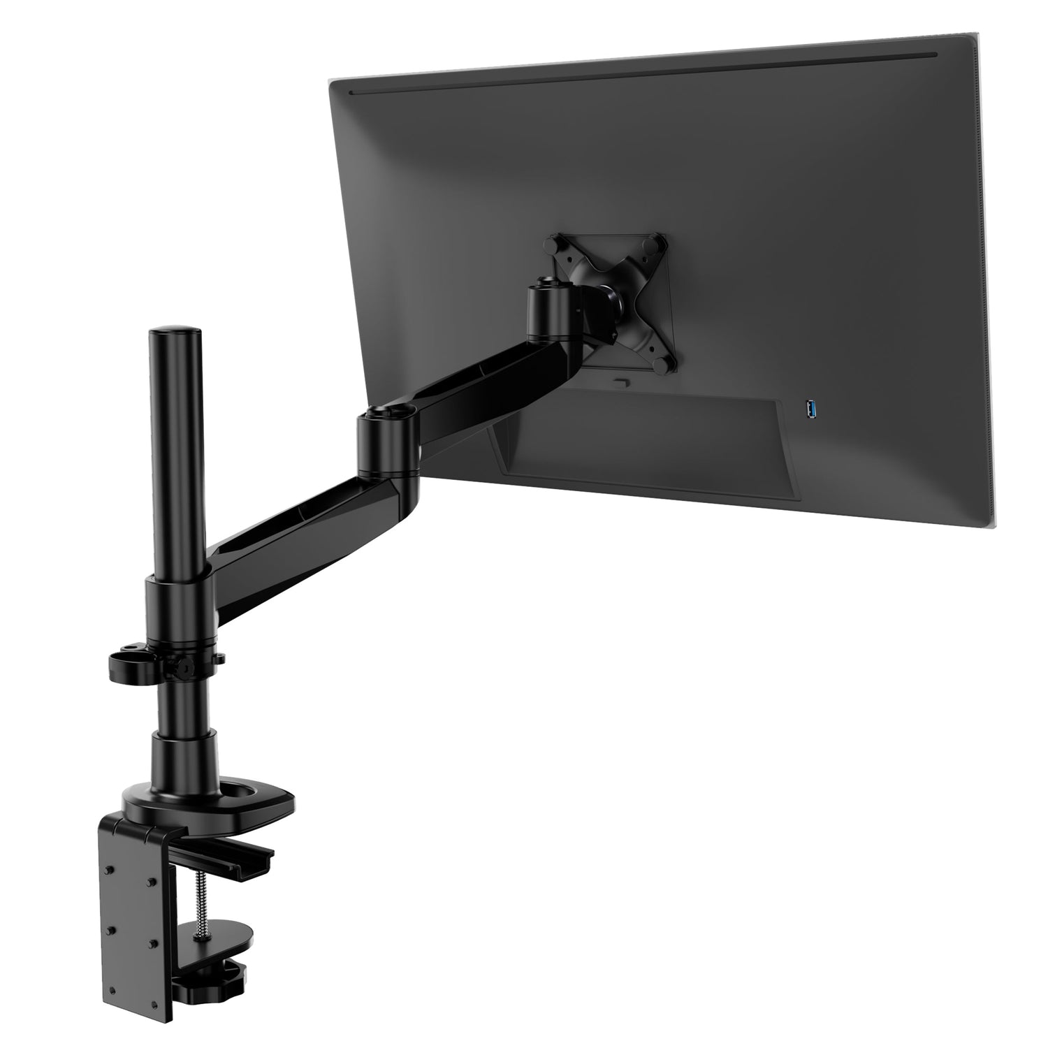 Monitor Mount - CLiX Series Full Motion Single Monitor Desk Mount - Mount-It! -