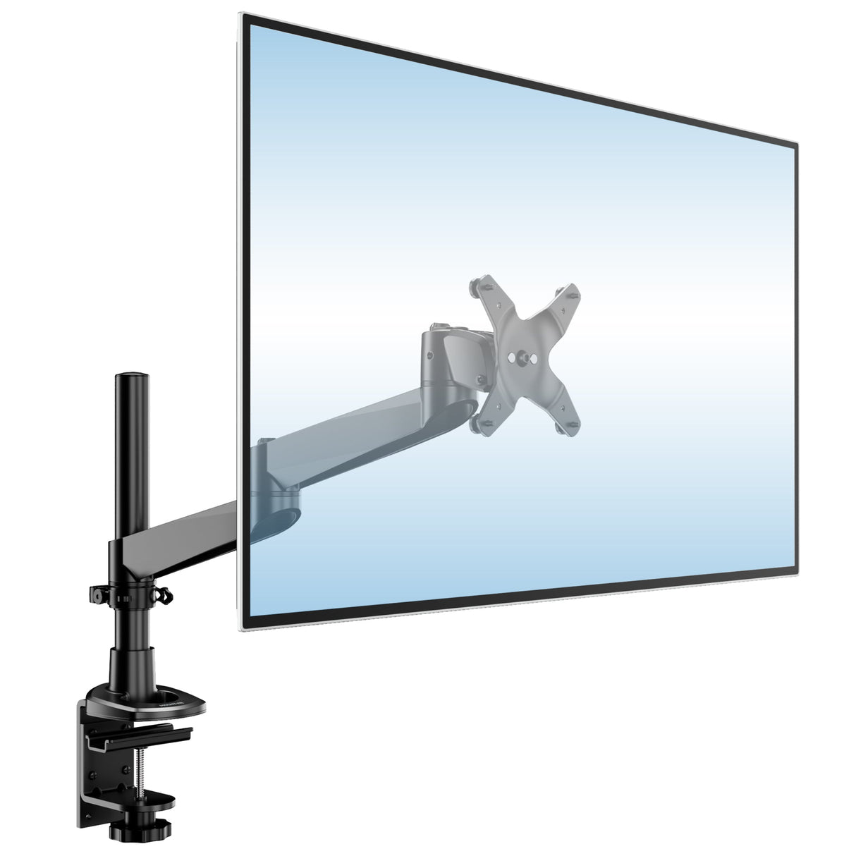 Full Motion Single Monitor Desk Mount Monitor Mount - CLiX Series Full Motion Single Monitor Desk Mount - Mount-It! -