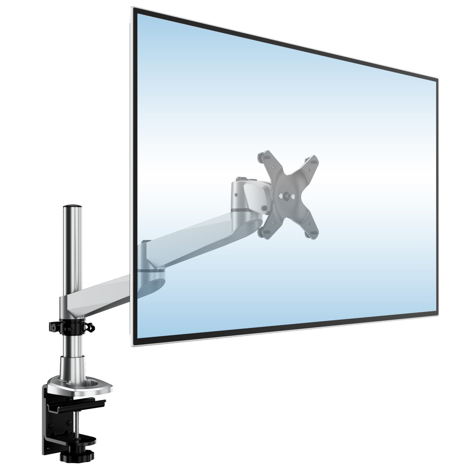 Monitor Mount - CLiX Series Full Motion Single Monitor Desk Mount - Mount-It! -