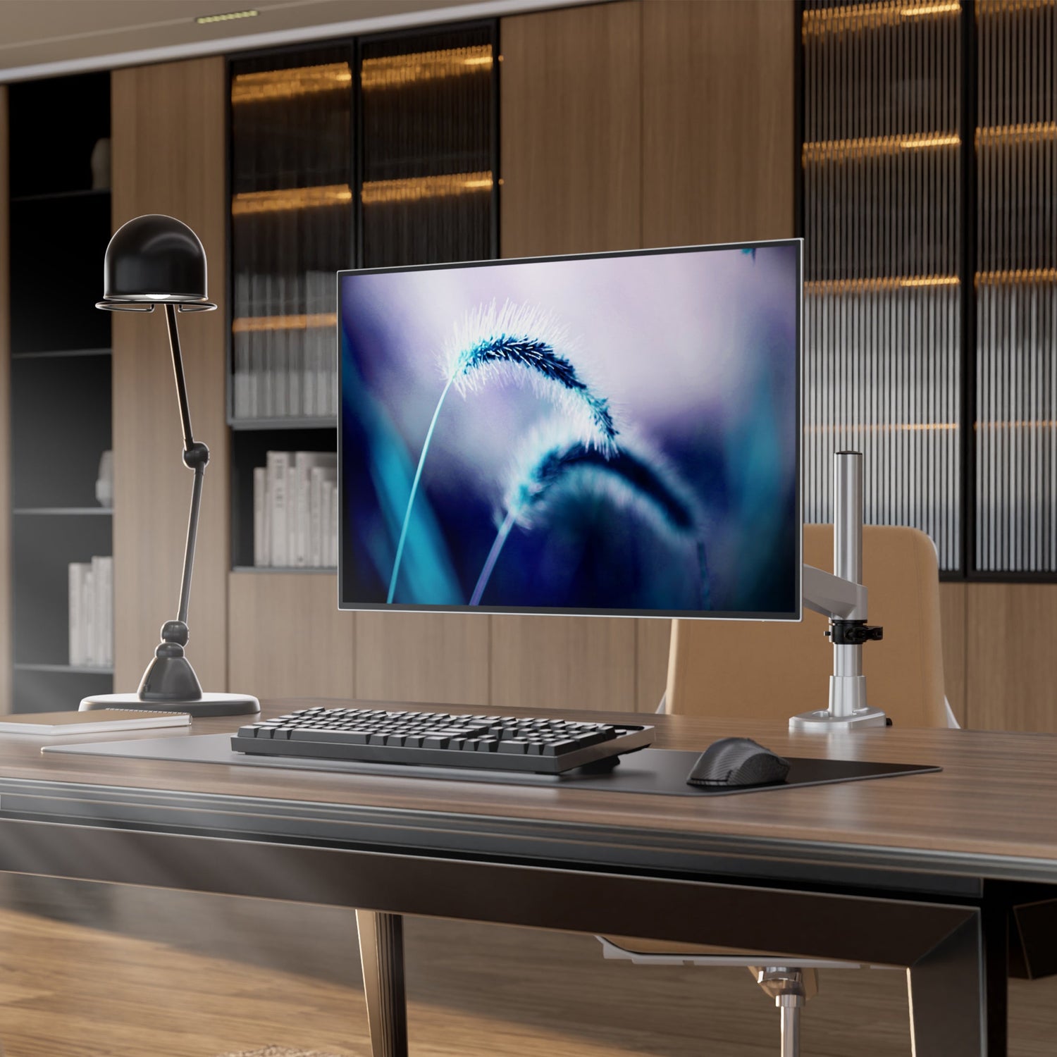 Monitor Mount - CLiX Series Full Motion Single Monitor Desk Mount - Mount-It! -