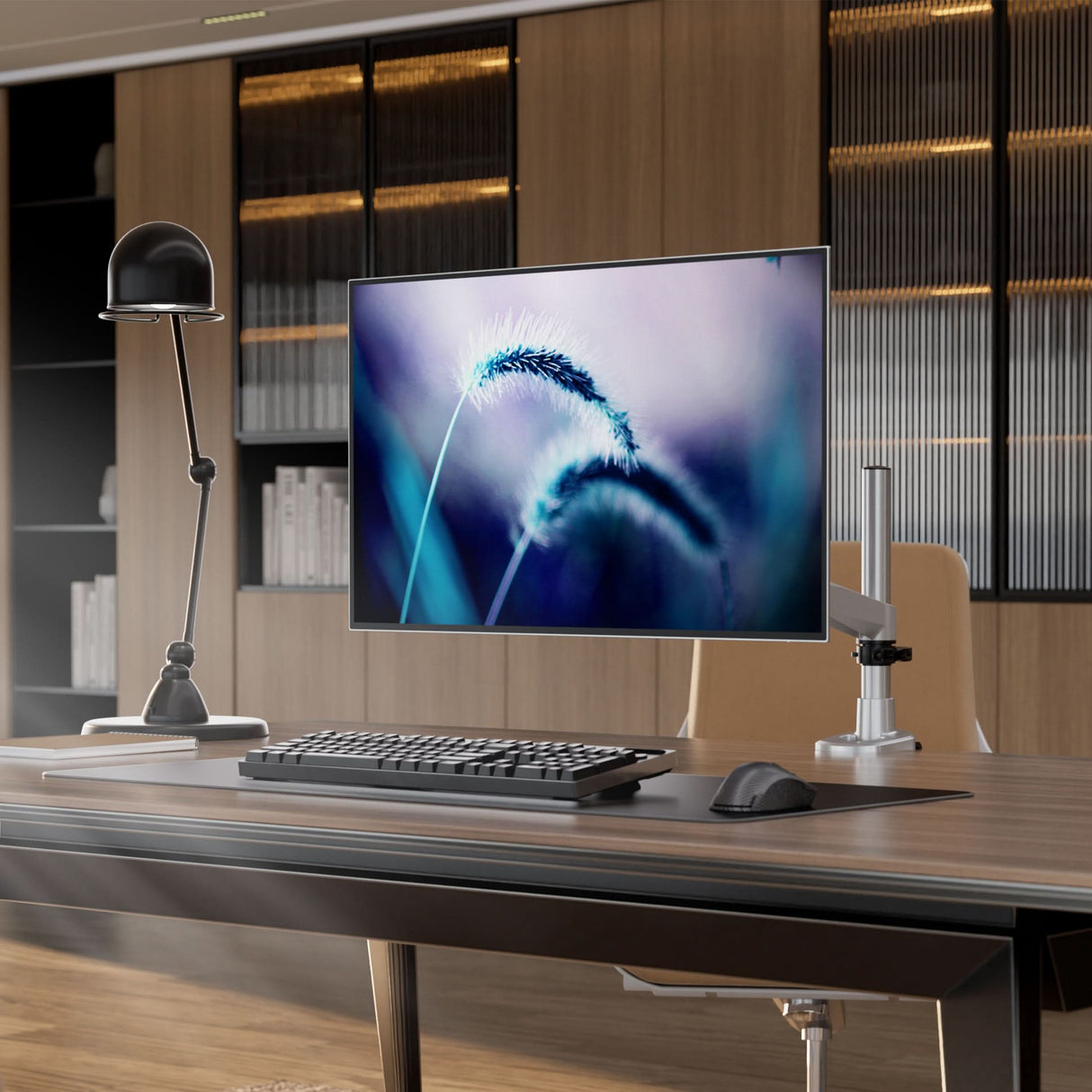 Monitor Mount - CLiX Series Full Motion Single Monitor Desk Mount - Mount-It! -