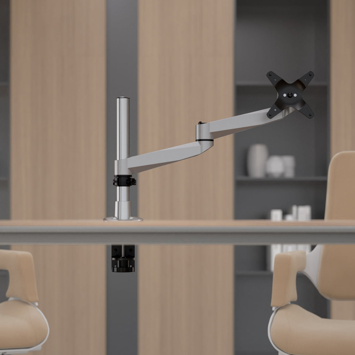 Full Motion Single Monitor Desk Mount Monitor Mount - CLiX Series Full Motion Single Monitor Desk Mount - Mount-It! -